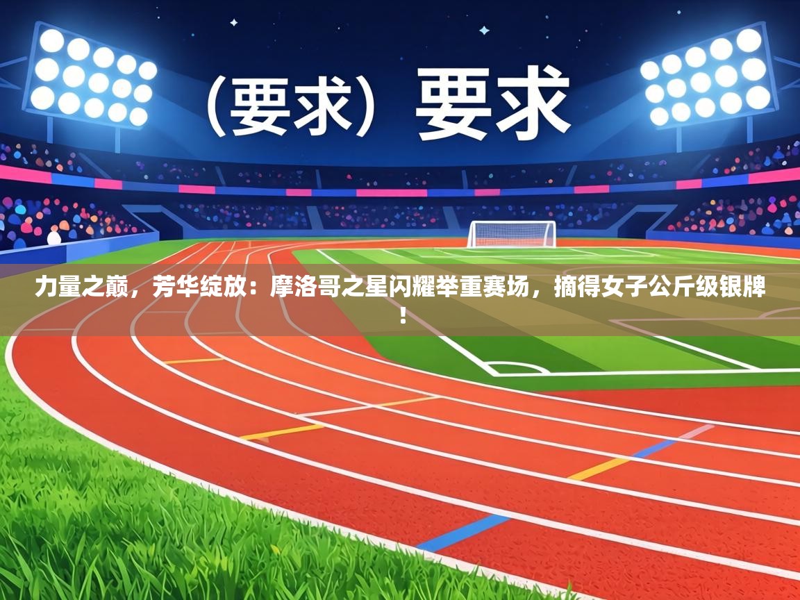 力量之巅,芳华绽放:摩洛哥之星闪耀举重赛场,摘得女子公斤级银牌! 第1张